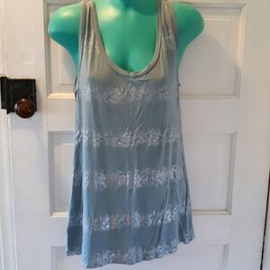 Ann Taylor loft gray tank top